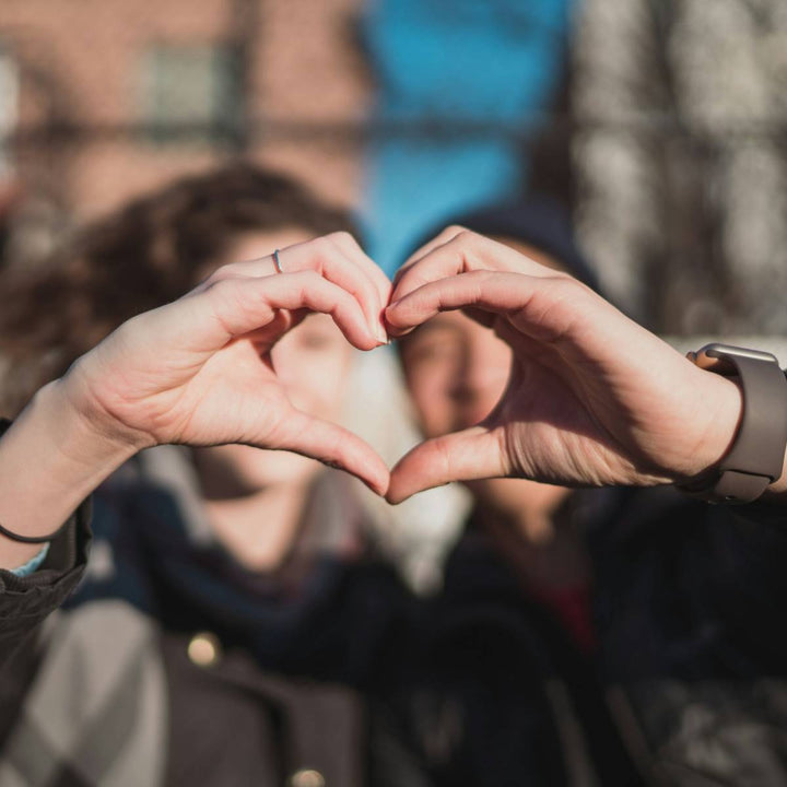 one couple shows love during valentine's day after using ZenoWell vagus nerve stimulation device.