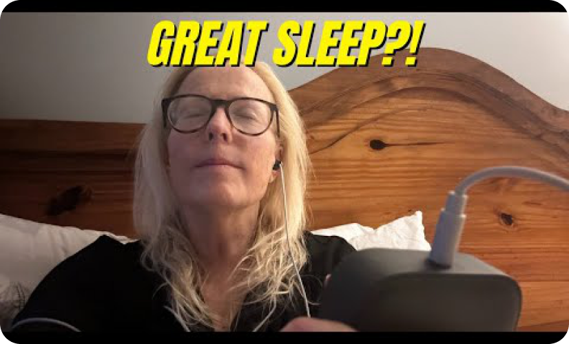 Creator discussing a sleep routine